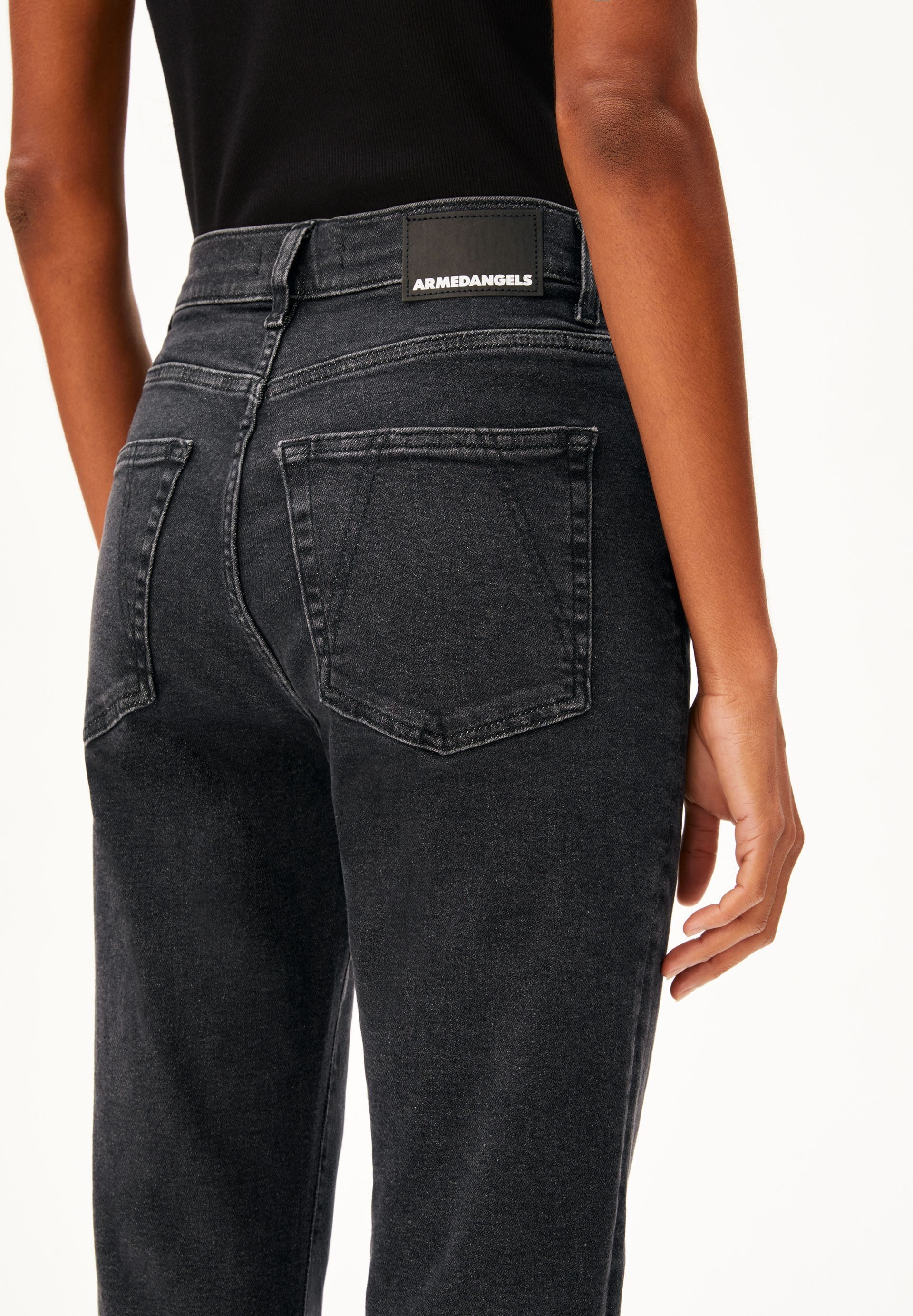 Armedangels Slim-fit-Jeans LEJAANI Slim Jeans Bio-Baumwoll Mix X-Stretch (X-Stretch) High waist – Bild 3 von 5