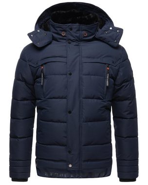 Stone Harbour Steppjacke Witas gesteppte Herren Winterjacke mit abnehmbarer Kapuze