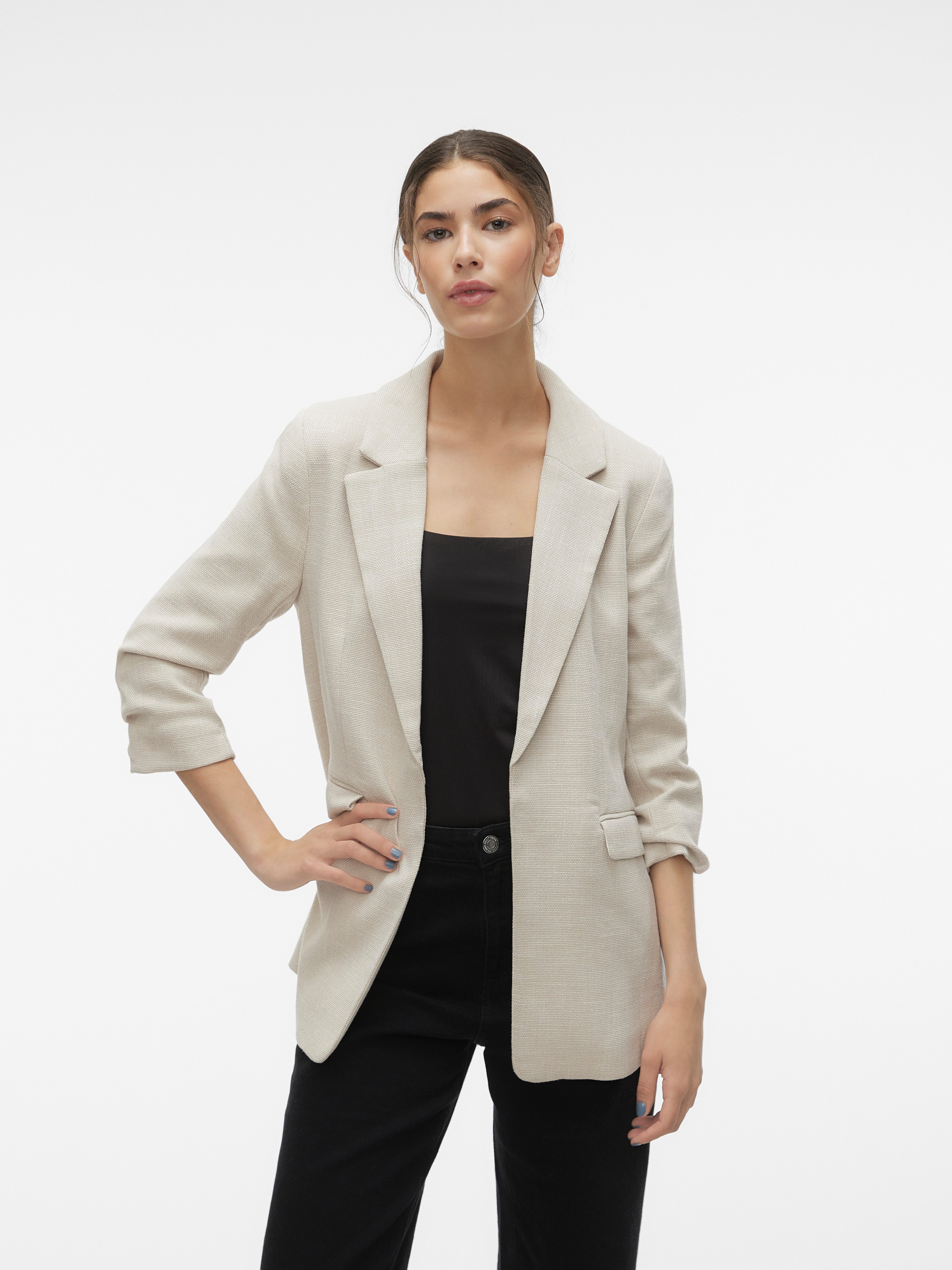 Vero Moda Longblazer VMFRIDA LS REGULAR BLAZER NOOS ohne Verschluss und mit günstig online kaufen