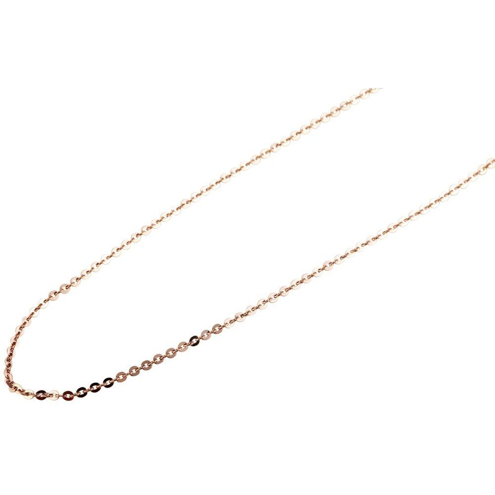 Kette ohne Anhänger Halskette – Ankerkette aus Edelstahl 60 cm