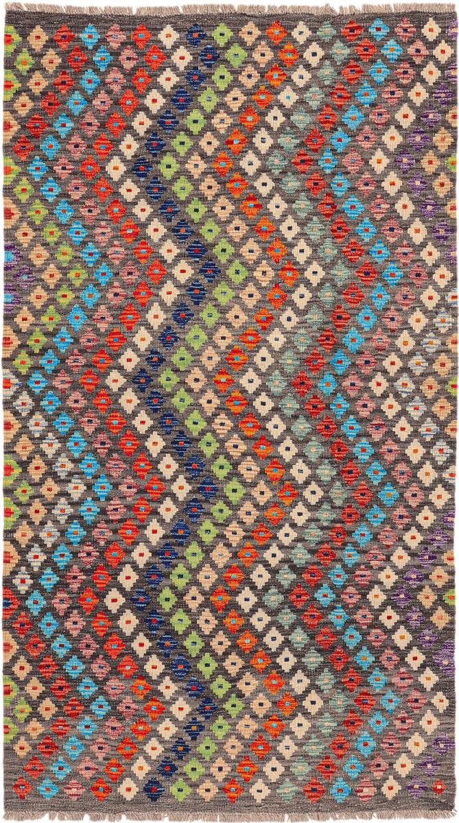 Orientteppich Kelim Afghan Heritage 112x194 Handgewebter Moderner Orientteppich, Nain Trading, rechteckig, Höhe: 3 mm | Kurzflor-Teppiche