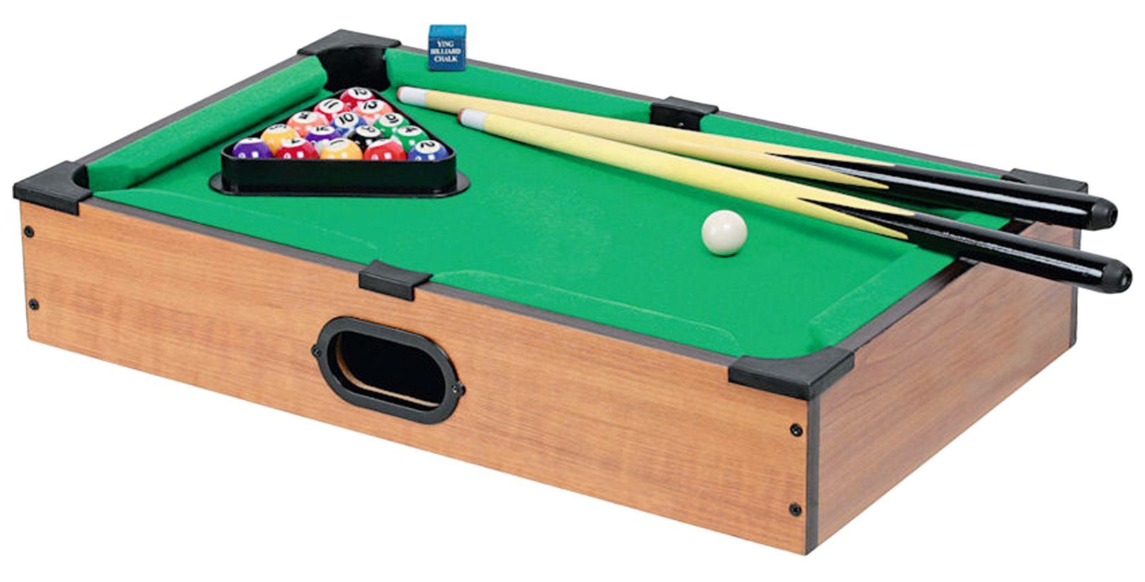 Billardtisch Mini Tischbillard aus Holz - 50 x 30 cm