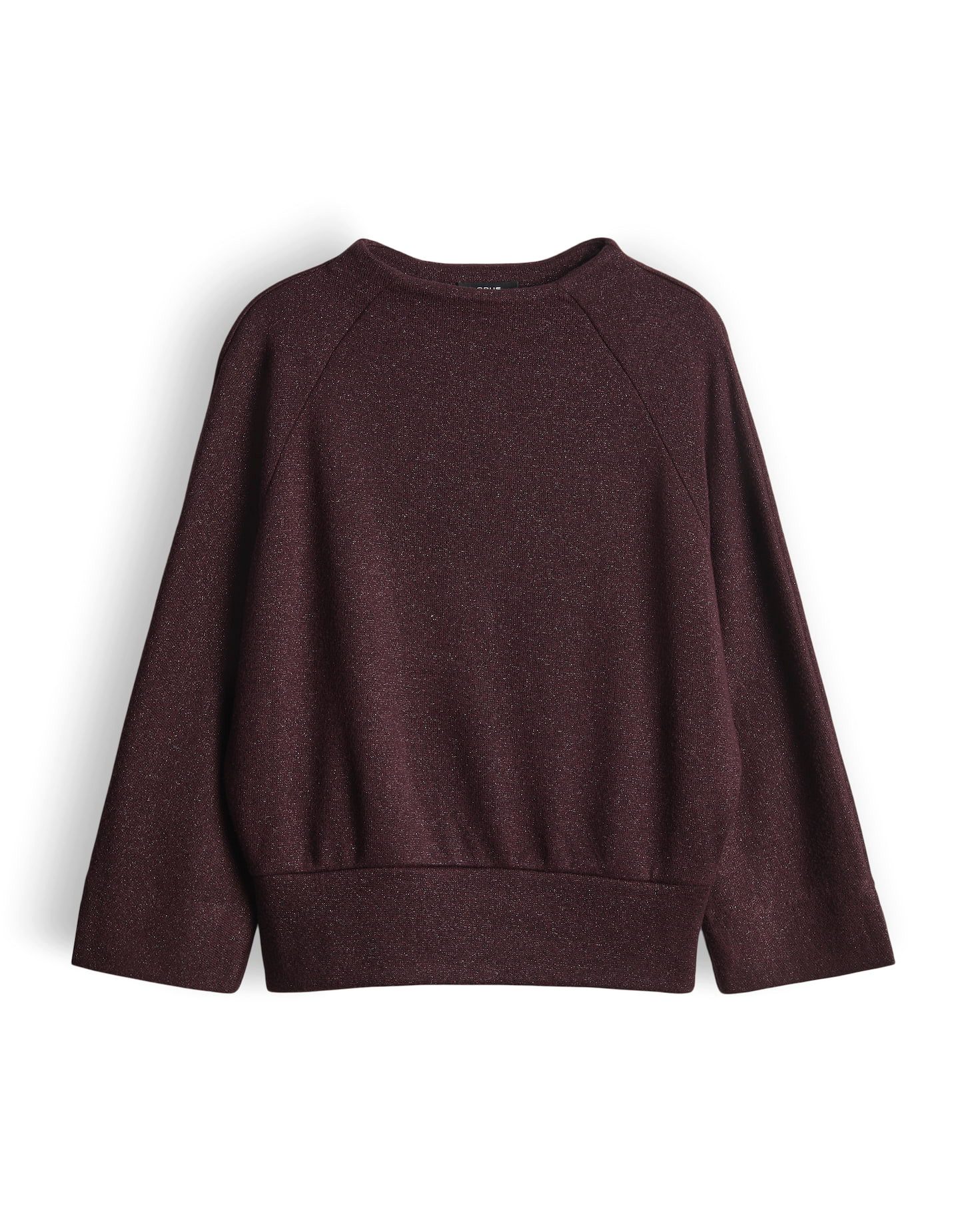 Sweatshirt GLANTINA Loose mit Glanz Effekt