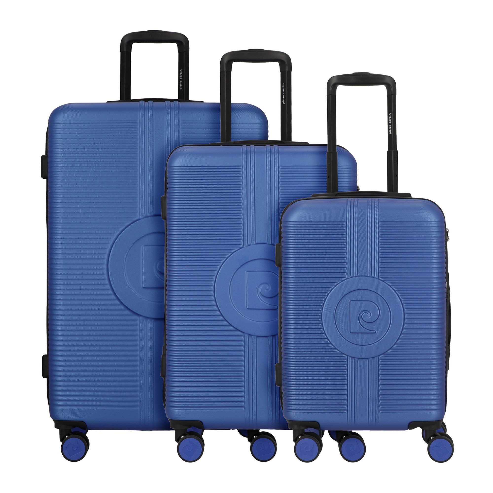 Pierre Cardin Trolleyset, 4 Rollen, (3-teilig, 3 tlg), ABS