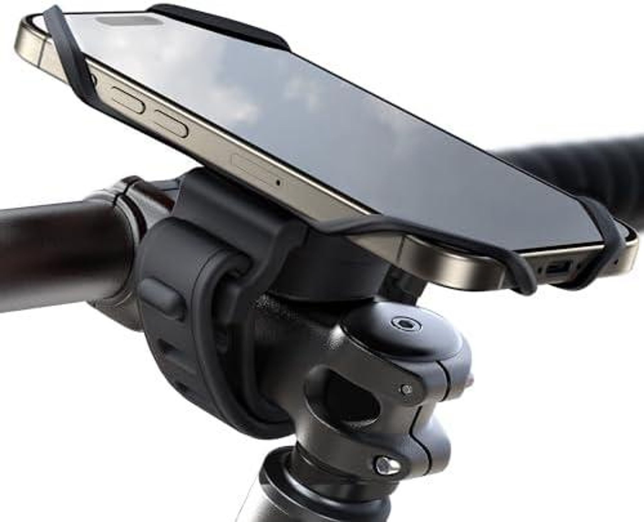 FELIXLEO Handy-Halterung Handyhalterung Fahrrad Motorrad 360° Silikon E Scooter 4 7 Zoll, (1-tlg)