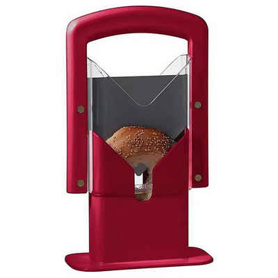 KÜLER Brotbackautomat Brotschneidemaschine, Bagelschneider, Bagelschneider, Backgeräte, Edelstahl-Aufschnittmaschine, Bagel-Toaster, sicher