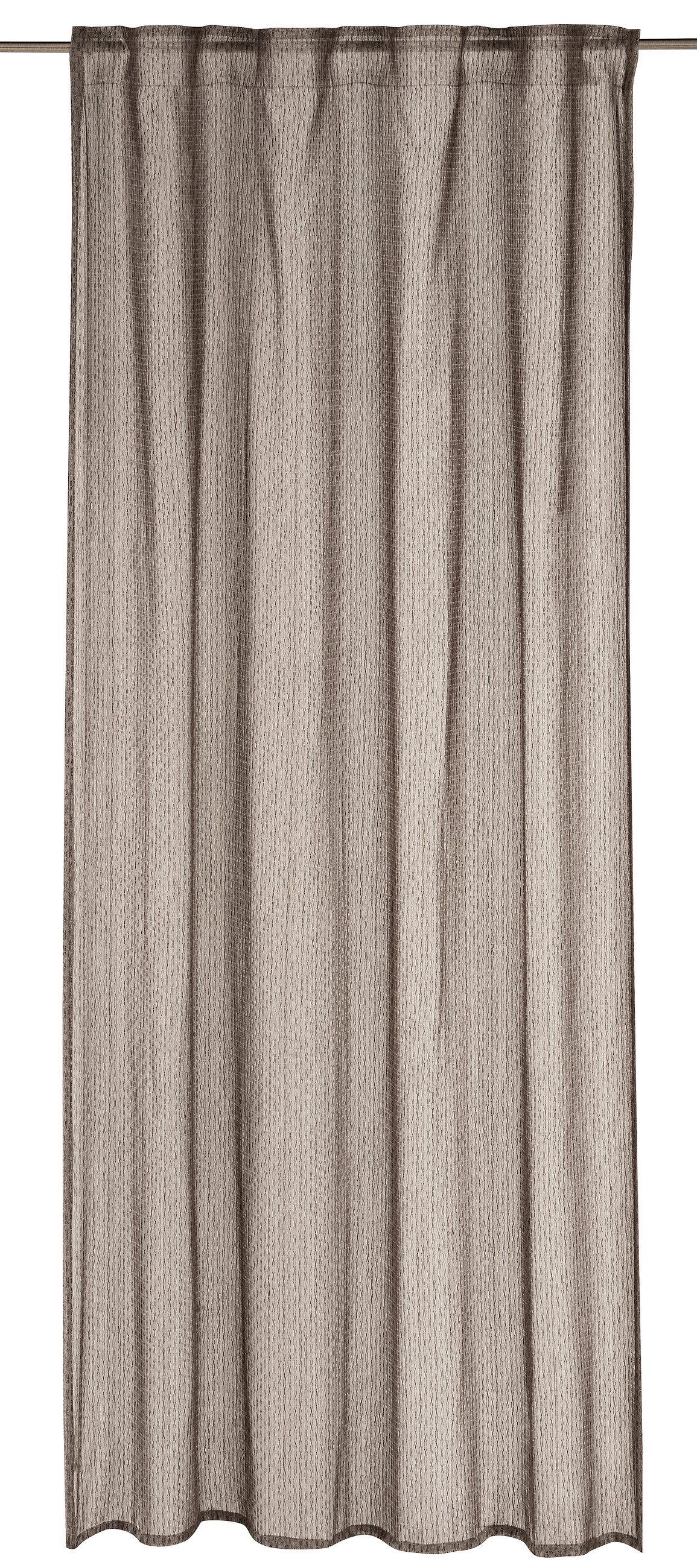 ELBERSDRUCKE Vorhang Vorhang mit verdeckten Schlaufen Unisono braun 255x140 günstig online kaufen