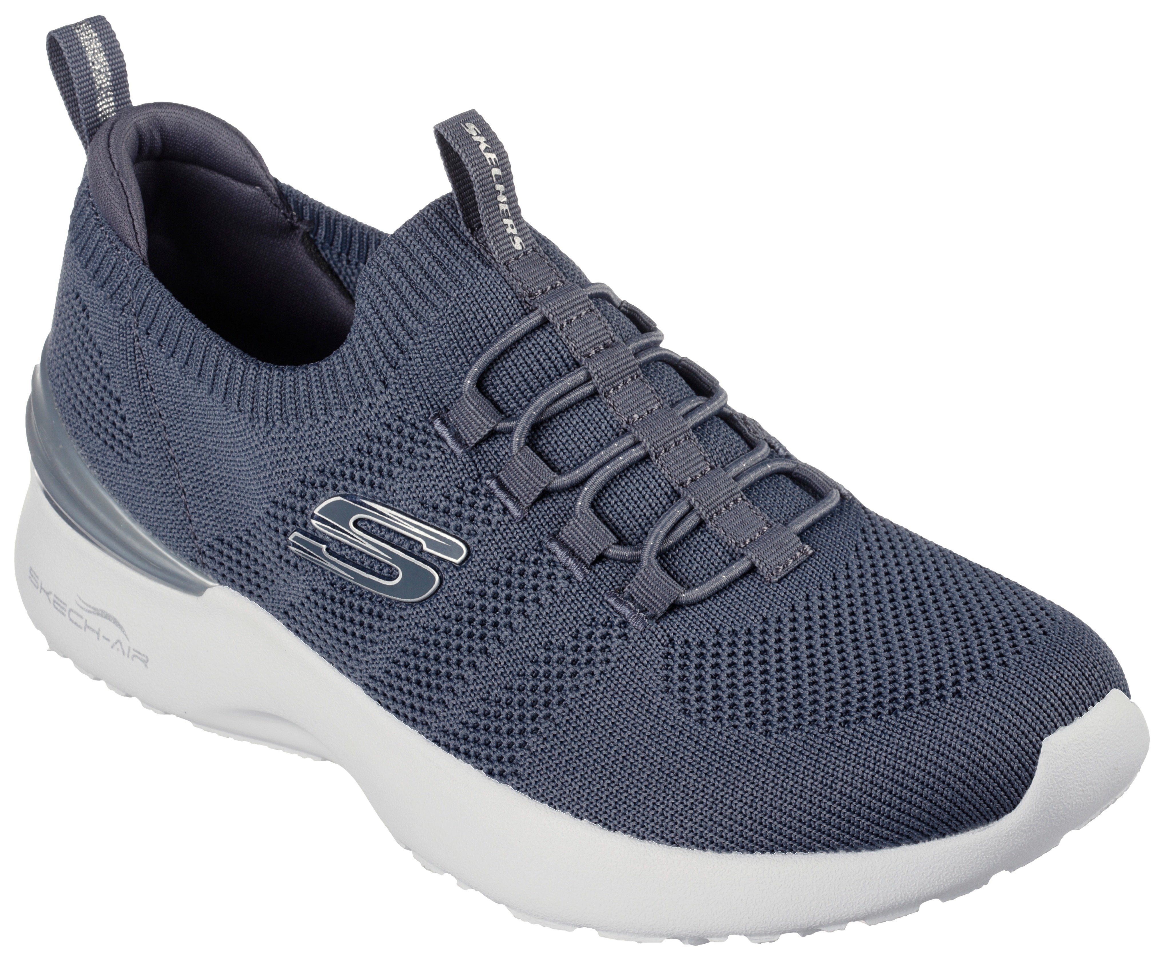 Skechers SKECH-AIR DYNAMIGHT - Slip-On Sneaker mit Gummizug blau-grau