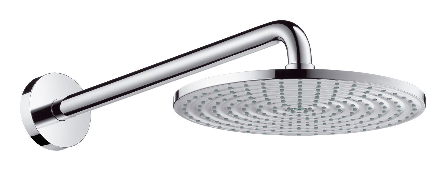 hansgrohe Kopfbrause Raindance S, Tellerkopfbrause 240 1jet mit Brausearm - Chrom