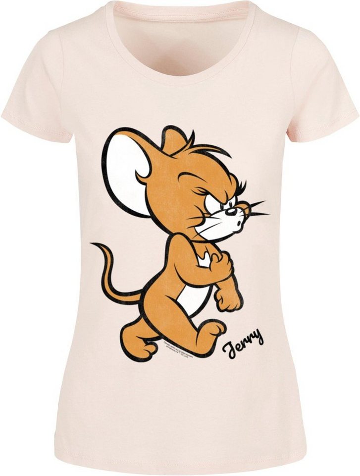 Merchcode T-Shirt Ladies Tom & Jerry Angry Mouse T-Shirt