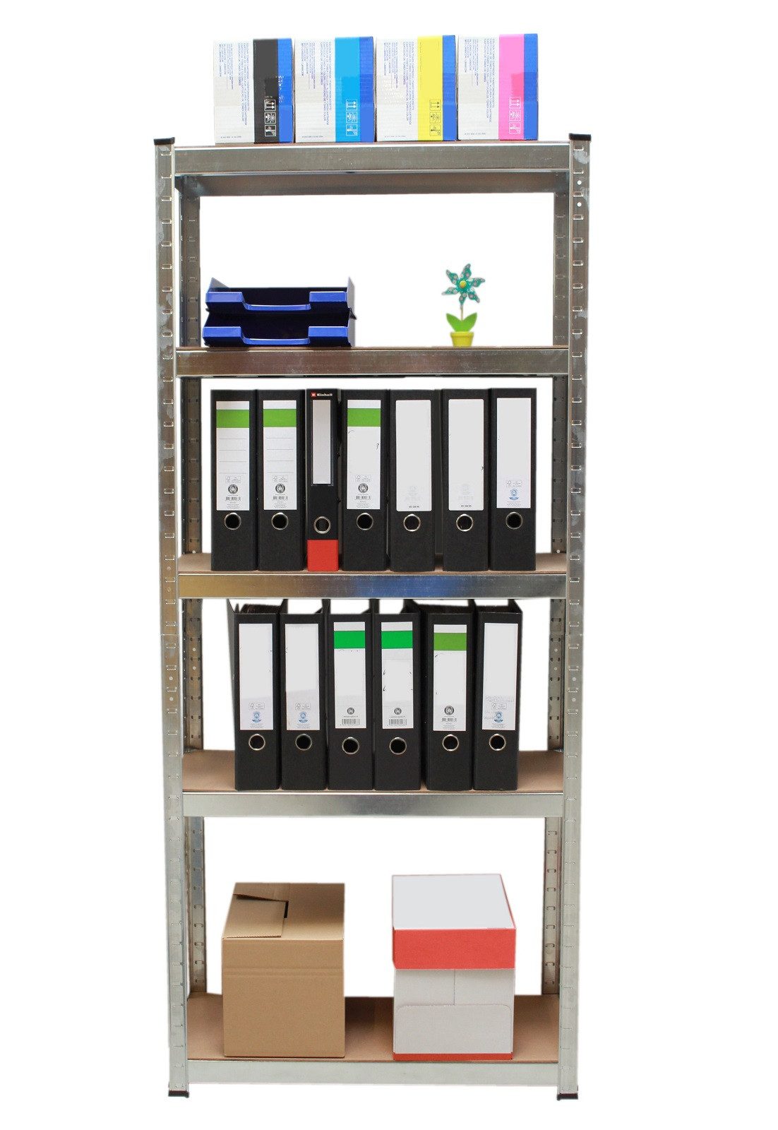 TRUTZHOLM Steckregal Schwerlastregal 170x75x30 cm 2er Set Steckregal Lagerregal, 2er Set – Bild 3 von 5