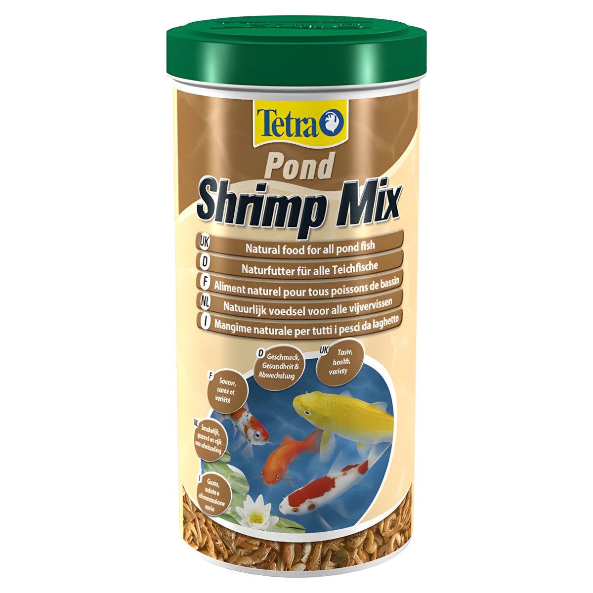 Tetra Pond Shrimp Mix 1 l, Trockenfutter für: Fische