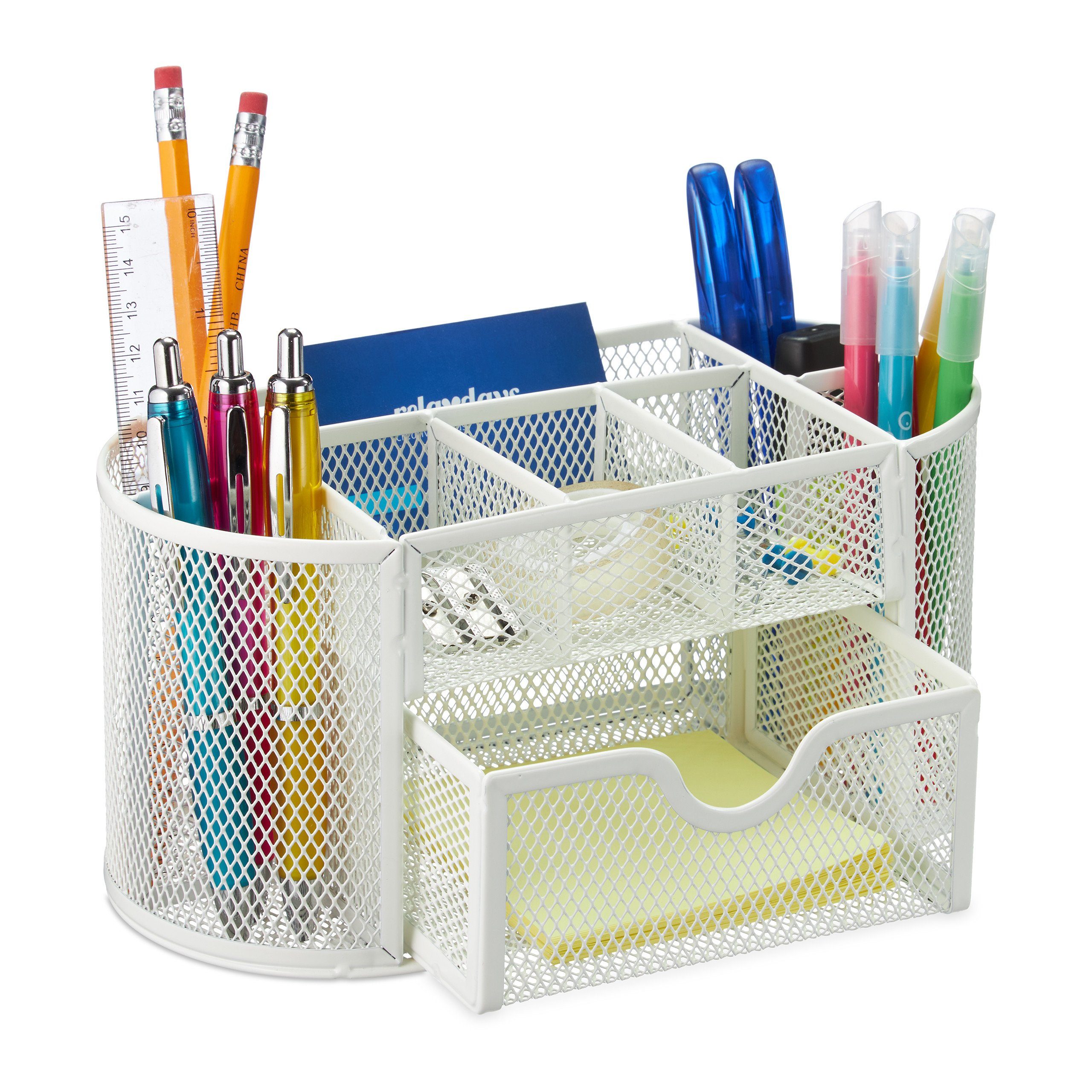 relaxdays Organizer Stiftehalter Schreibtisch (1 St)