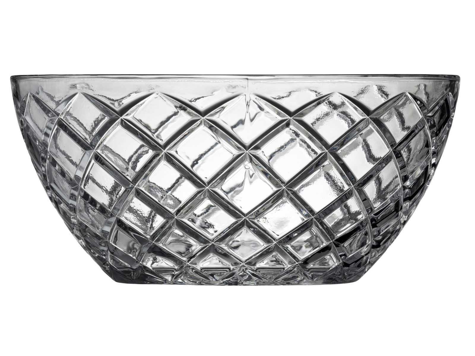 LYNGBY-GLAS Schüssel Sorrento Salatschüssel Glas klar 24cm, Glas, Salatschüssel Sorrento 24 cm Klar Glas