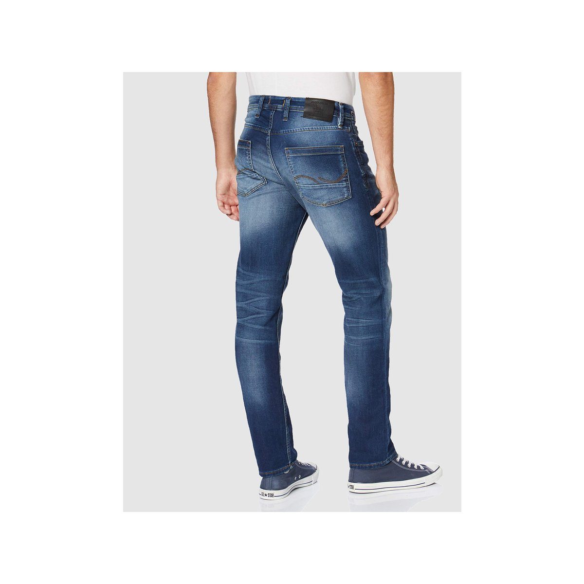 blau Straight-Jeans regular Jones & Jack (1-tlg)