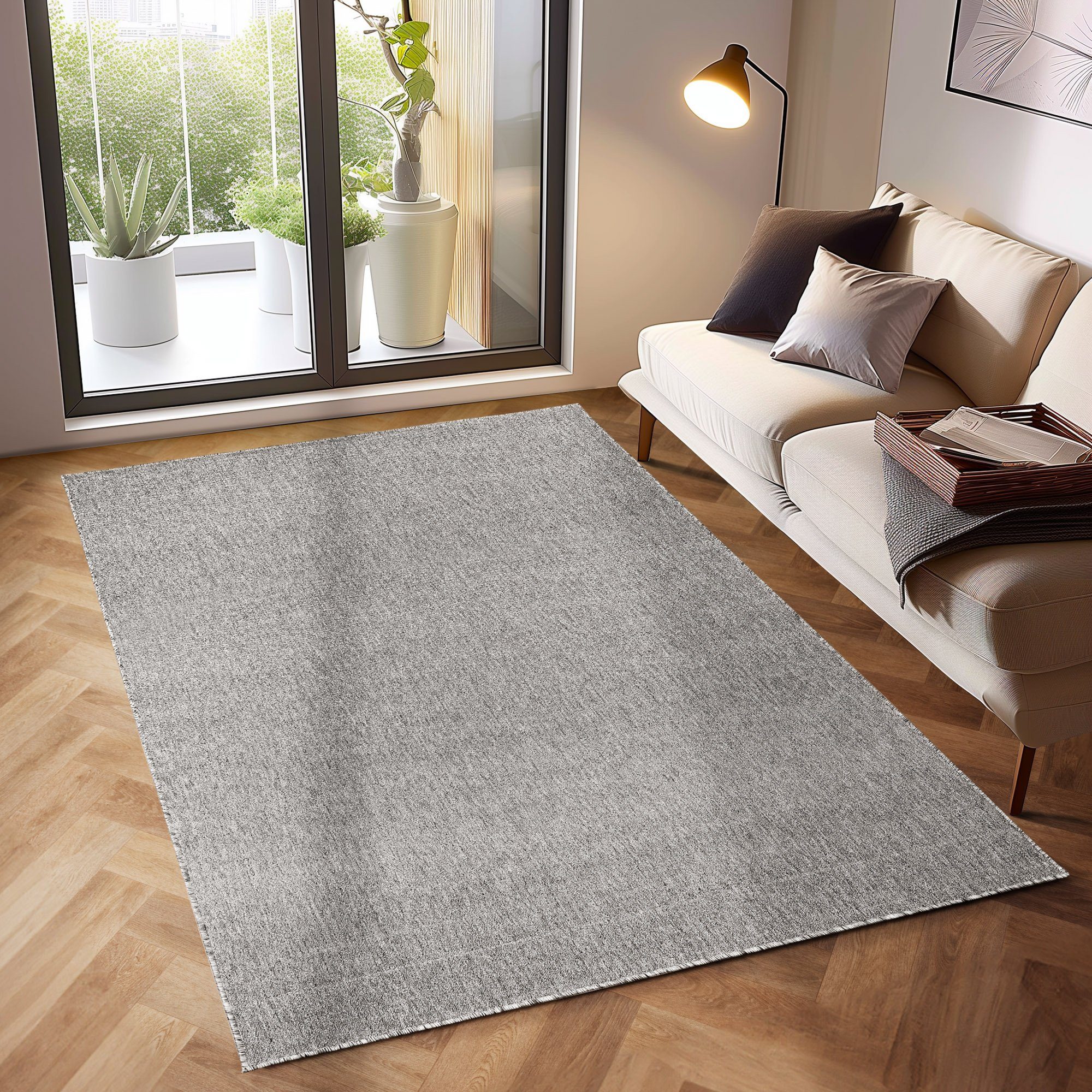 SIMPEX24 Teppich Unicolor - Einfarbig, Läufer, günstig online kaufen