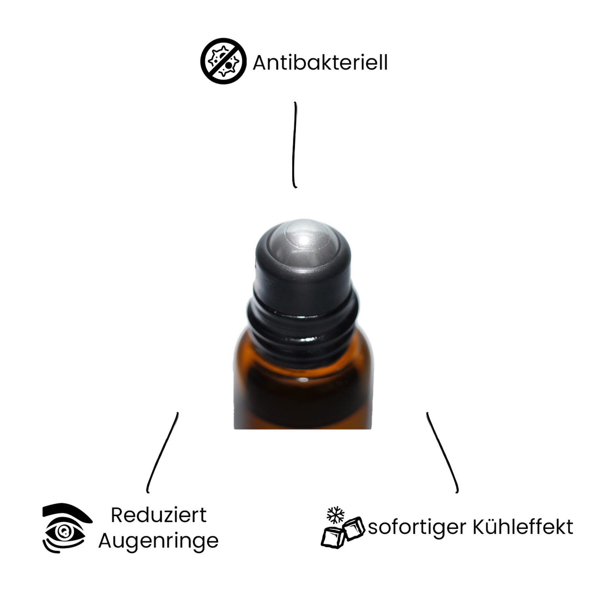 Newwell Augenserum Eis Therapie Roll-On - Anti-Falten Augenserum, 1-tlg., Anti-Falten, Anti-Augenringe, sofort Frische Effekt