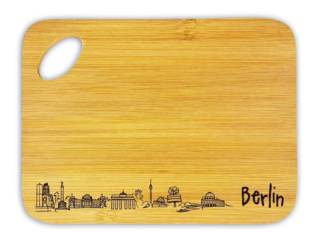Berlin, Frühstücksbrett Skyline die Stadtmeister Bambus