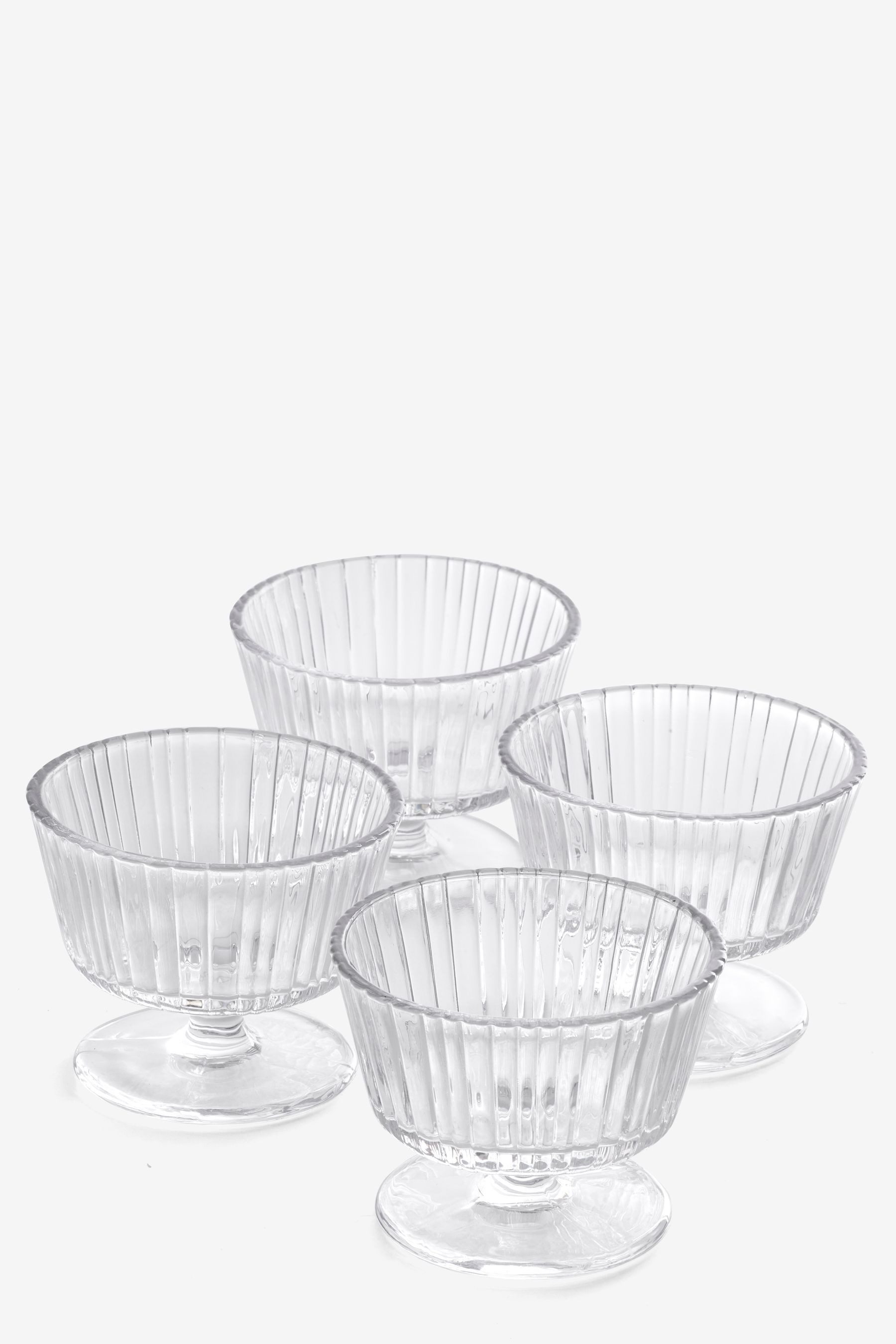 Next Dessertschale Dessertschalen aus Glas im 4er-Pack, Glas, (4-tlg)