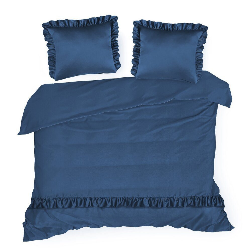 Eurofirany Bettwäsche VENUS, 100% Baumwolle, 3 teilig, Hochwertige, dekorative Bettwäschegarnitur, 100% Makosatin, Baumwolle