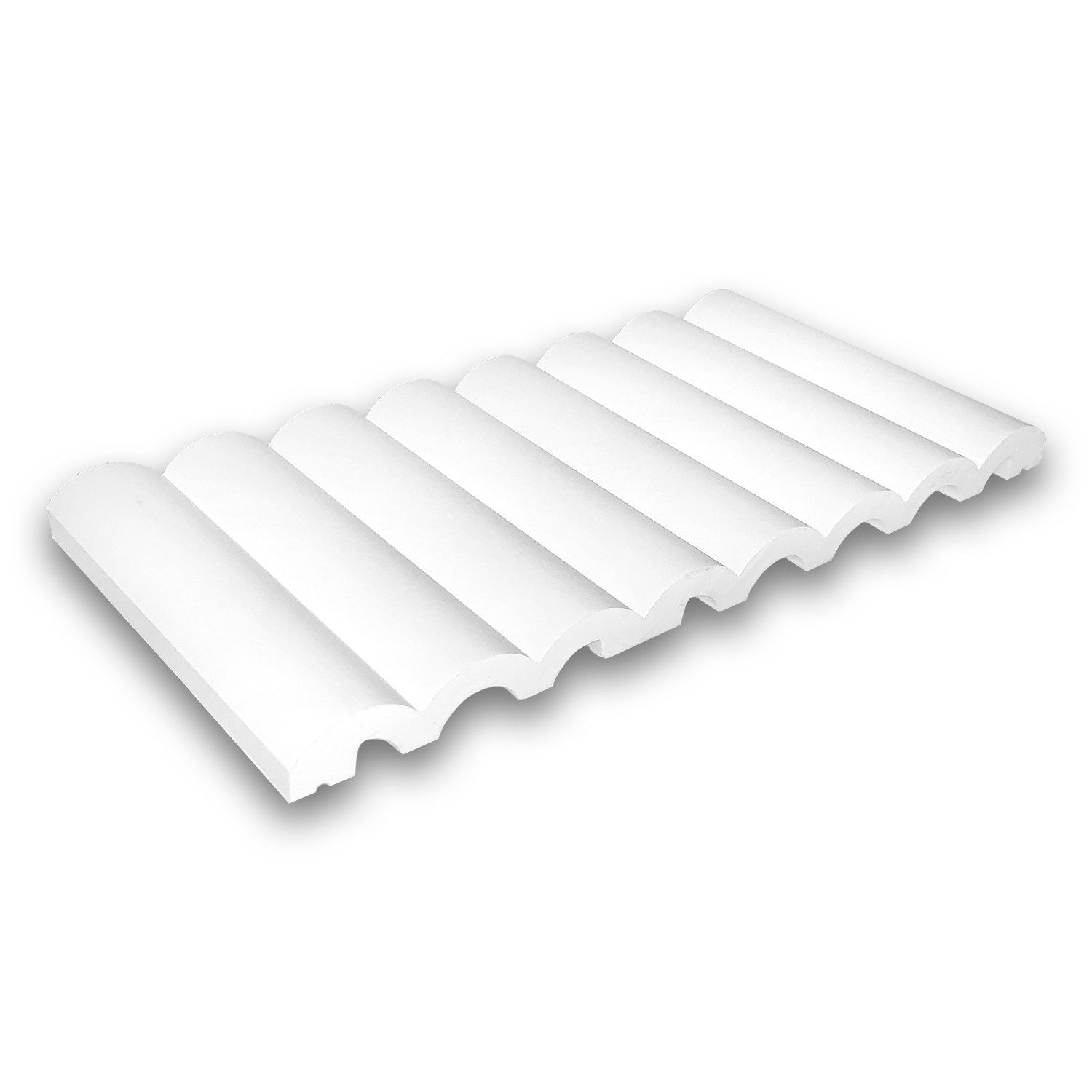 Orac Decor 3D Wandpaneel 1 MUSTERSTÜCK S-W110 10 cm MUSTER der Zierleiste, BxL: 25x10 cm, 0 qm, (1 MUSTERSTÜCK, Produktmuster, 1-tlg., Muster des 3D Wandpaneels) weiß
