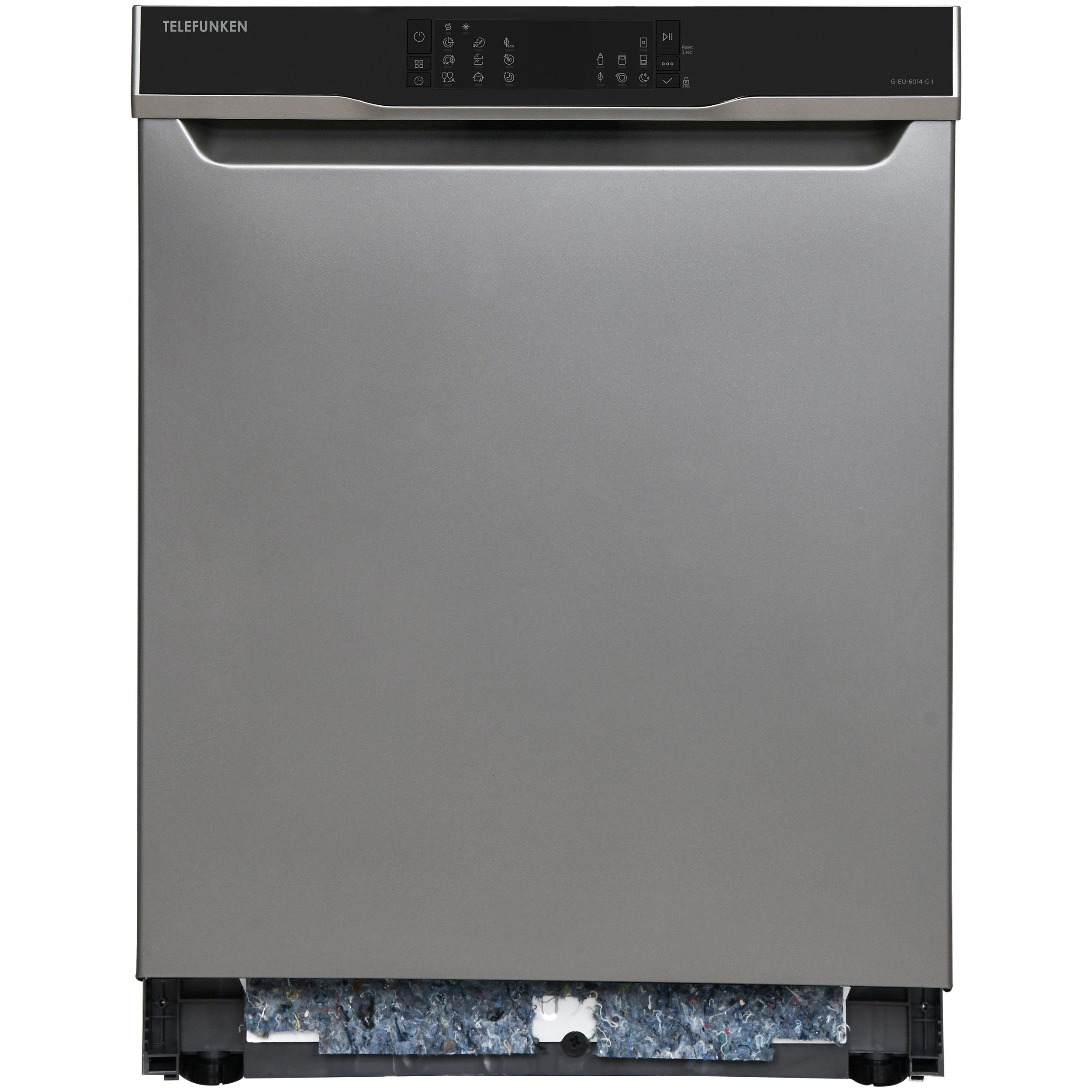 Telefunken Unterbaugeschirrspüler G-EU-6014-C-I, 9 l, 12 Maßgedecke, Spülmaschine unterbaufähig 60 cm, 9 Programme, AquaStop, Auto-Door