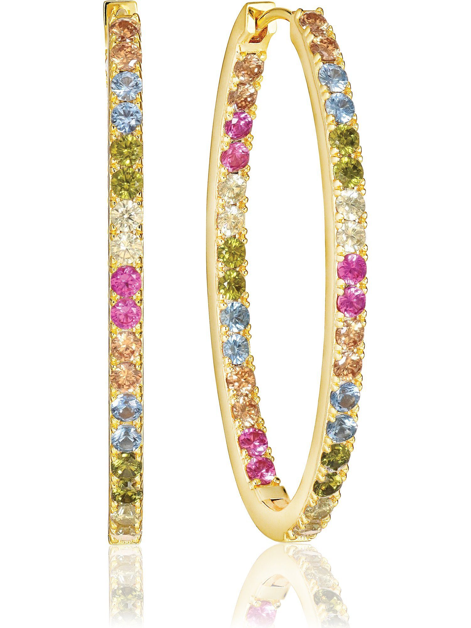 Sif Jakobs Jewellery Paar Creolen Sif Jakobs Jewellery Damen-Creolen 925er Silber (Paar)