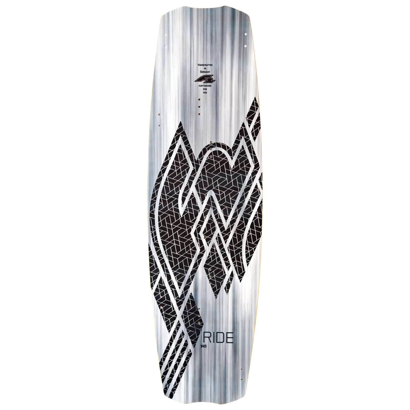 F2 Kiteboard F2 Kiteboard Ride White Icon Kitesurf Board 141cm Weiss 2025