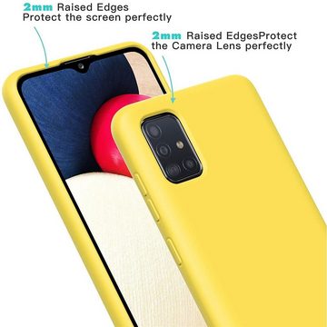 CoolGadget Handyhülle Silikon Colour Series Slim Case für Samsung Galaxy A51 6,5 Zoll, Hülle weich Handy Cover für Samsung A51 Schutzhülle