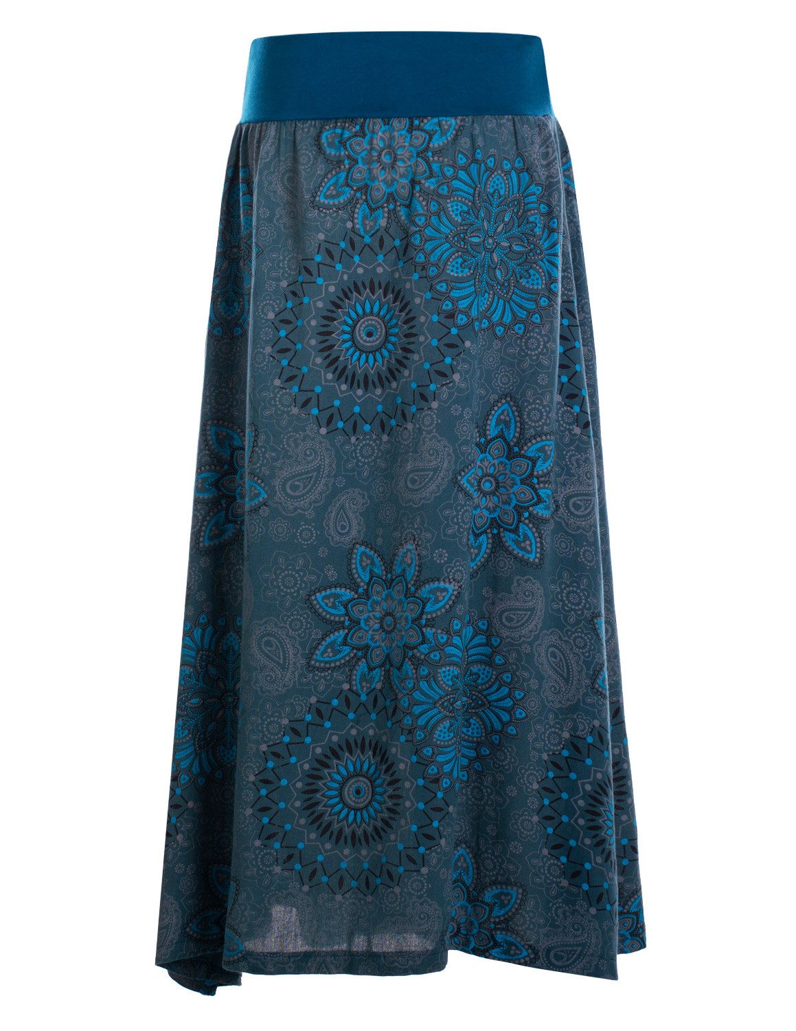 Vishes Maxirock Langer Damen Sommer-Rock Sommerröcke Bunt mit Mandalas bedr günstig online kaufen