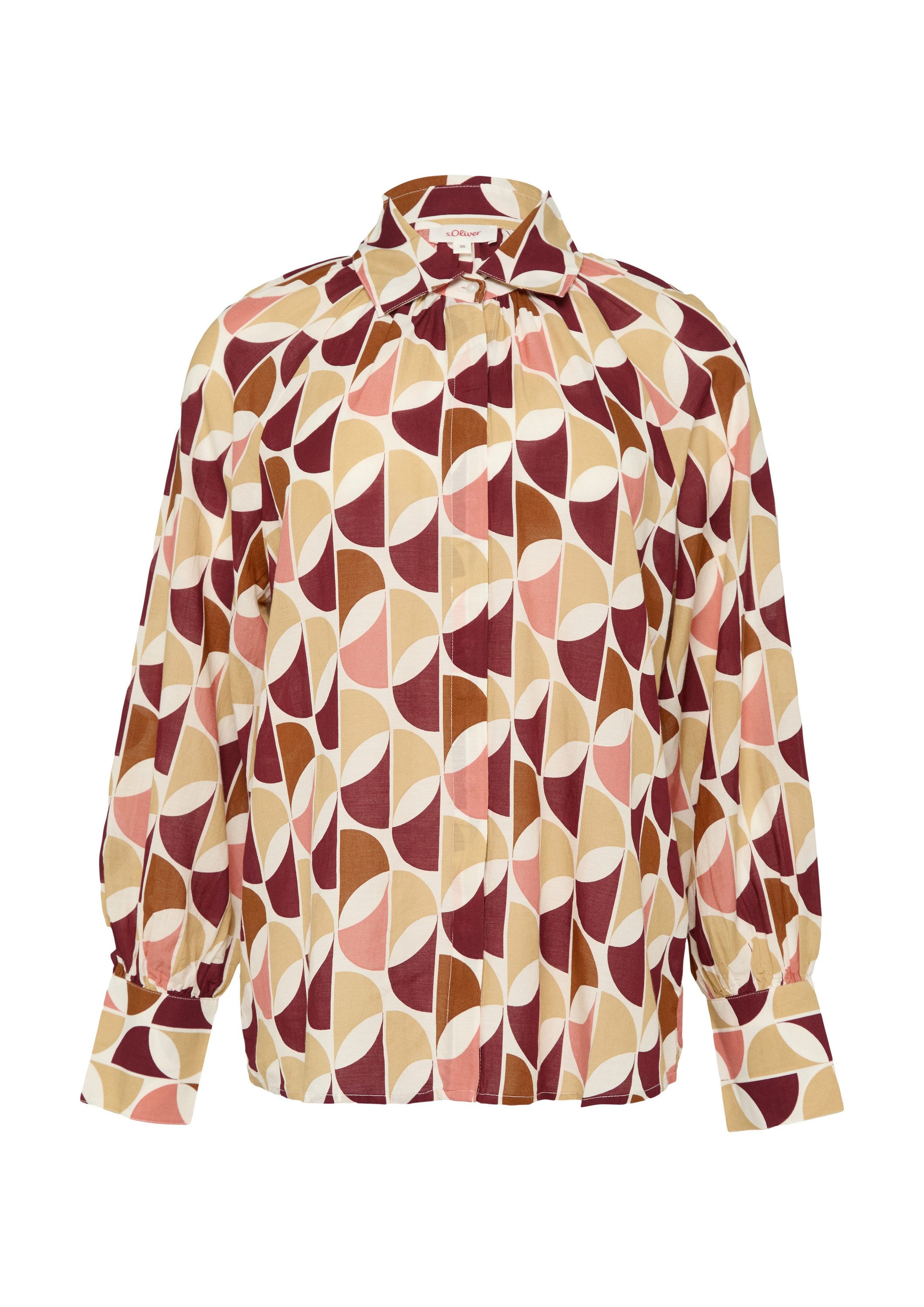 s.Oliver Langarmbluse Bluse Bluse im Relaxed günstig online kaufen