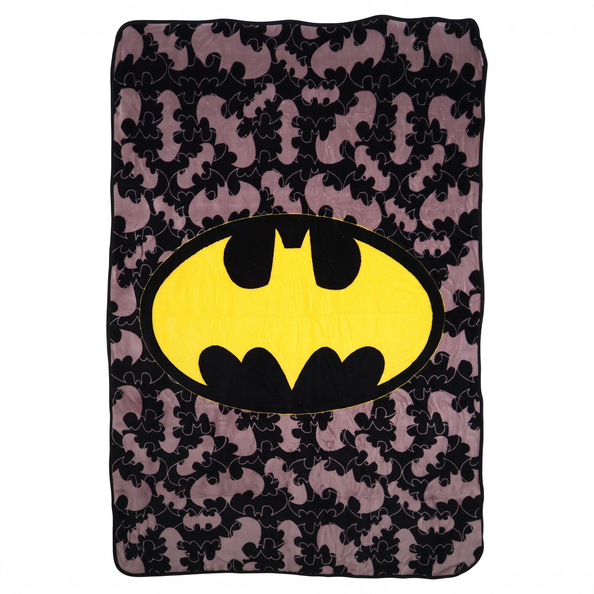 Wohndecke DC Comics Batman Fleecedecke leichte Kuscheldecke 120x150 cm, DC Comics