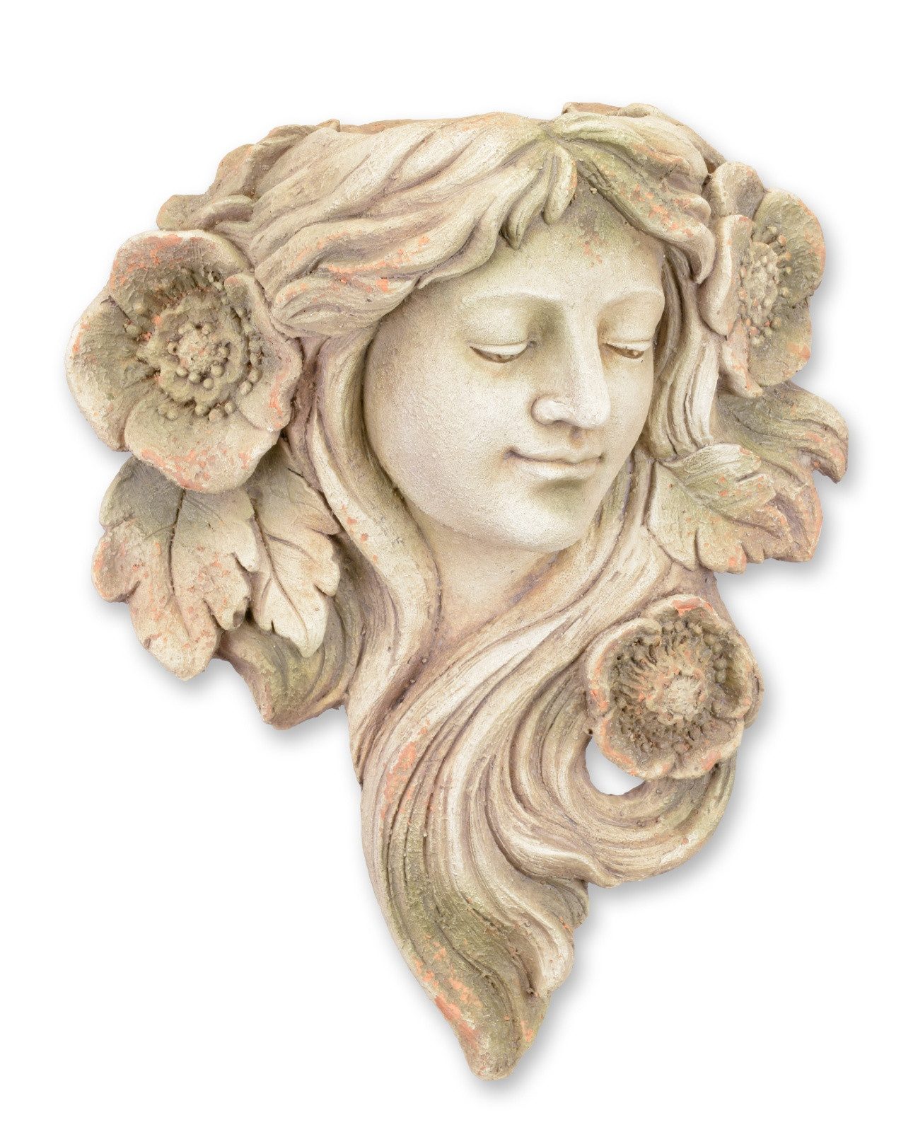 Aubaho Dekoobjekt Wandbefestigter Pflanzkübel im antiken Stil Replikat Retro Design Deko