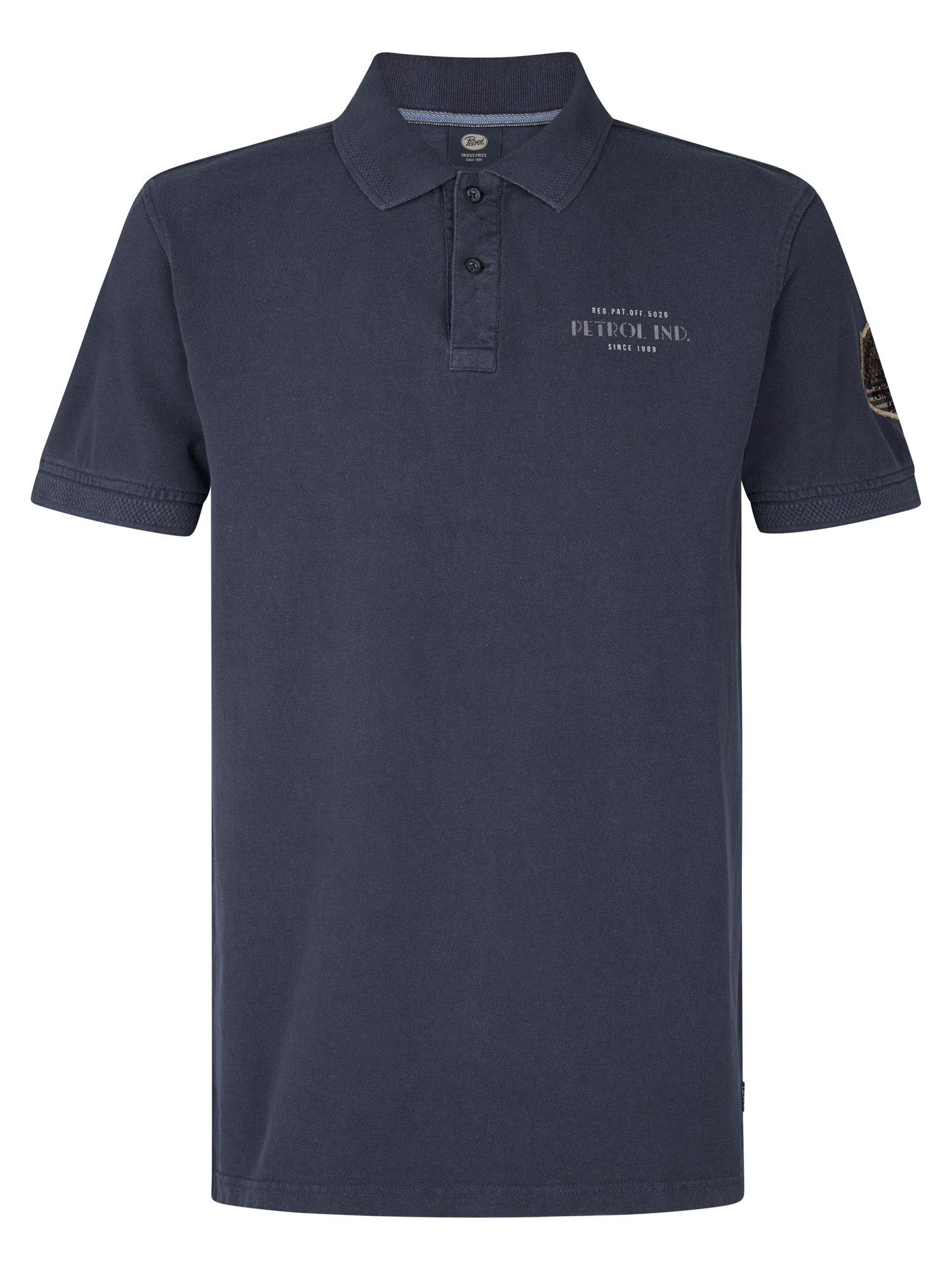 Petrol Industries Poloshirt – Unifarbenes Herren-Poloshirt mit Logo