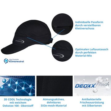 E.COOLINE Baseball Cap - kühlendes Basecap light - Kühlung durch Aktivierung mit Wasser Klimaanlage zum Anziehen