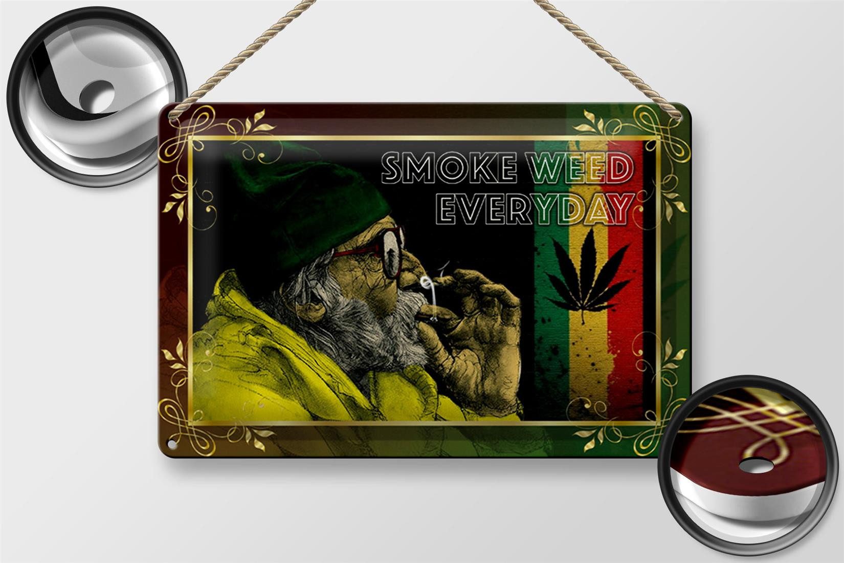 Femer GmbH Metallschild Cannabis 30x20cm smoke weed everyday, (1 St), gewöl günstig online kaufen