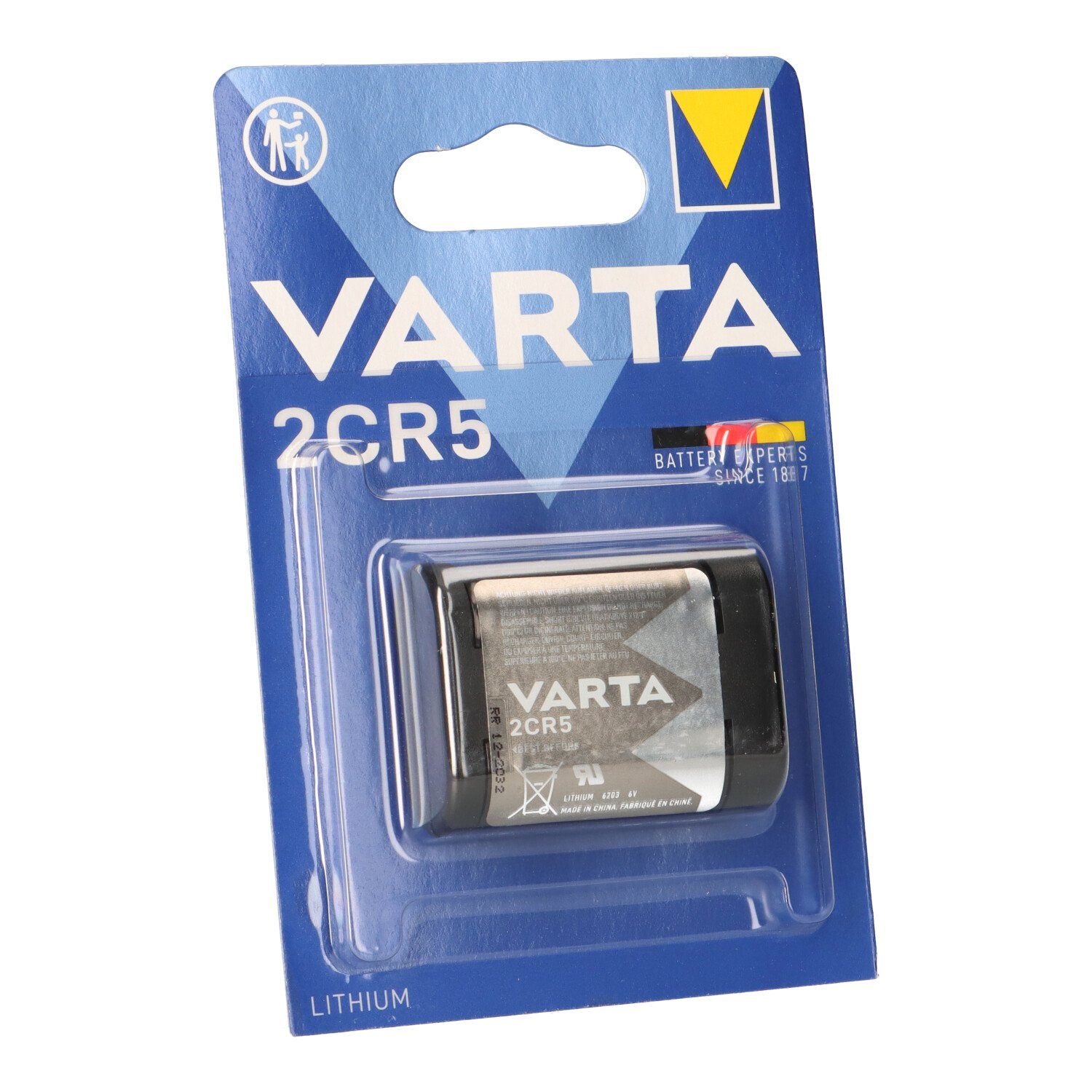 VARTA 2CR5 2CR5M Foto-Batterie Lithium 6V VARTA Professional Batterie