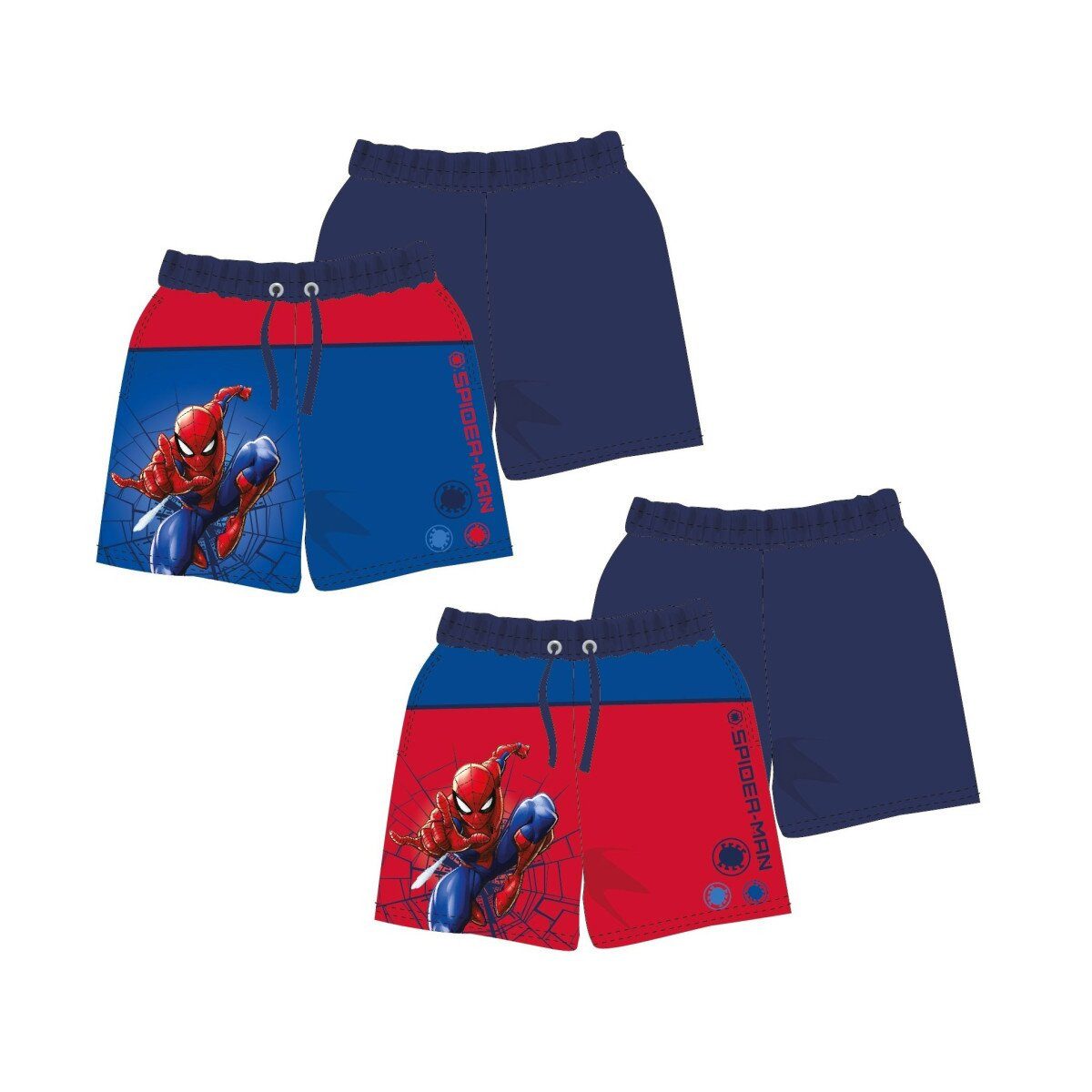 Spiderman Badehose Spiderman Badeshorts – Wall-Crawler Design 5/6 Jahre