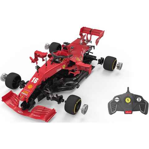 Jamara Modellbausatz RC-Auto Ferrari SF 1000 1:16 rot 2,4GHz, Maßstab 1:16, off. lizensiertes Deluxe Car Modell von Jamara