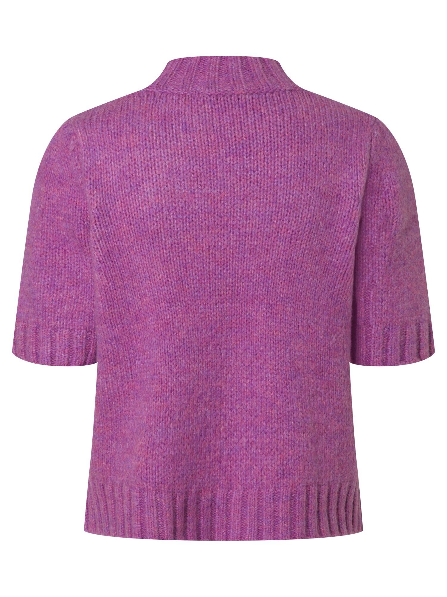lila Strickpullover meliert MORE&MORE