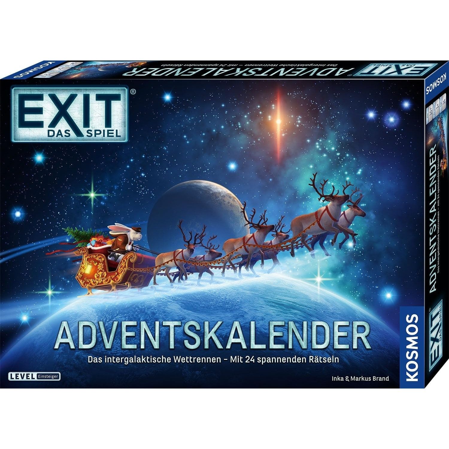 Kosmos Spielesammlung 684488 - Das Spiel - Adventskalender: Das intergalaktische Wettrennen, Strategiespiel