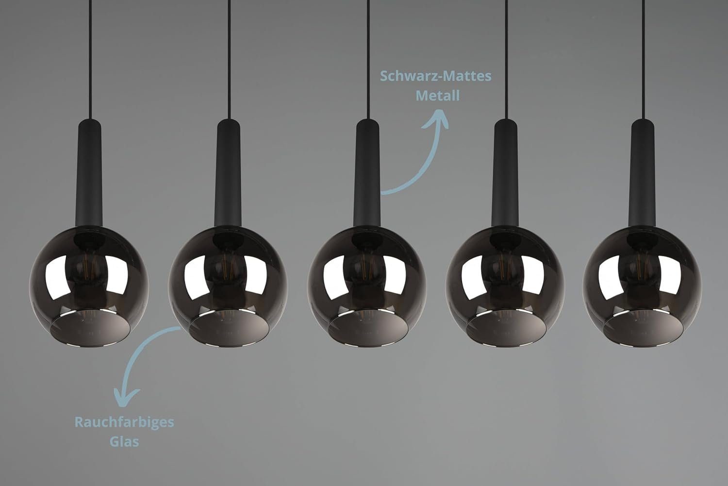 lightling Pendelleuchte Layton, ohne Leuchtmittel, moderne günstig online kaufen