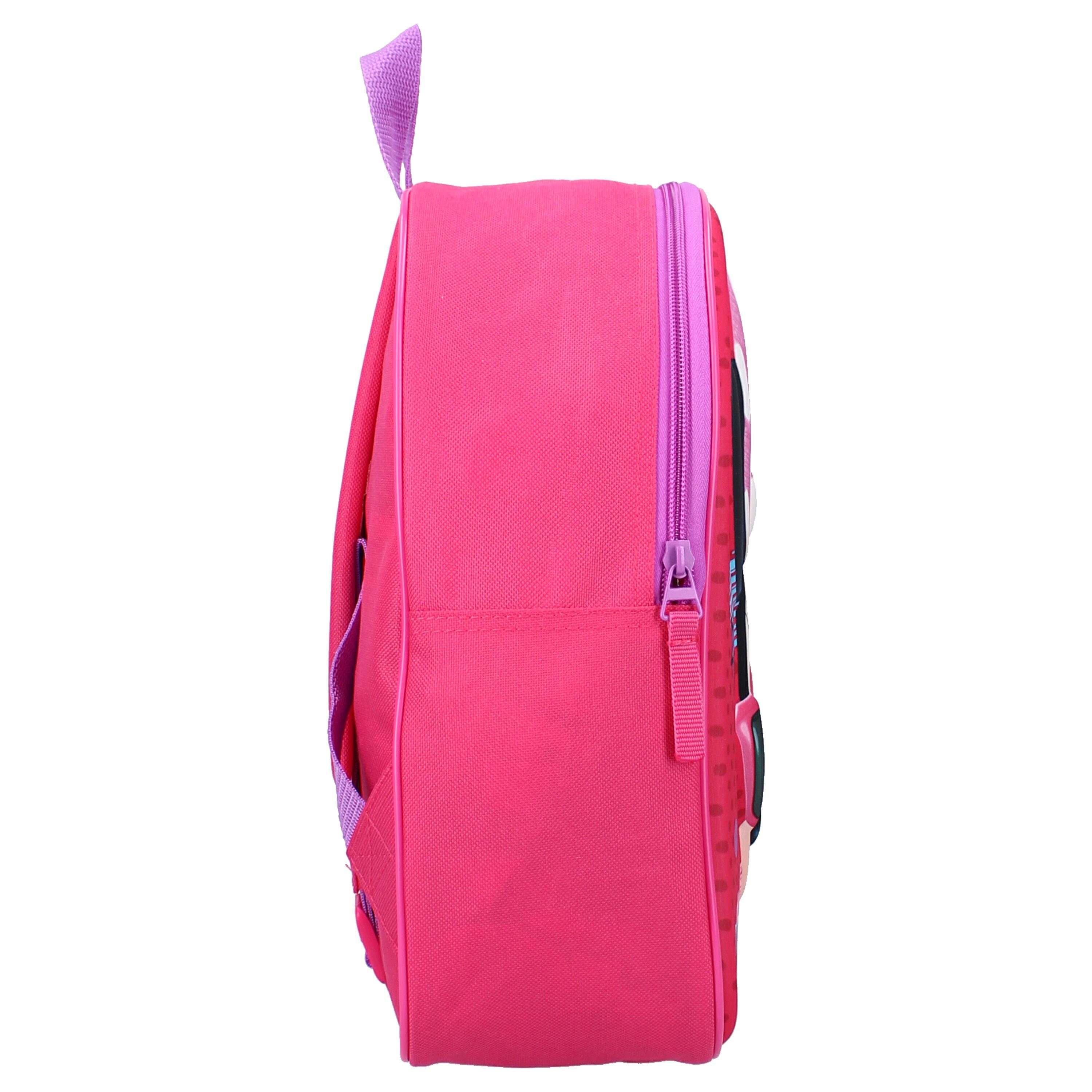 Vadobag Kinderrucksack 3D Rucksack 9 Liter Minnie Mouse Friends Around Town (1-tlg), 3D