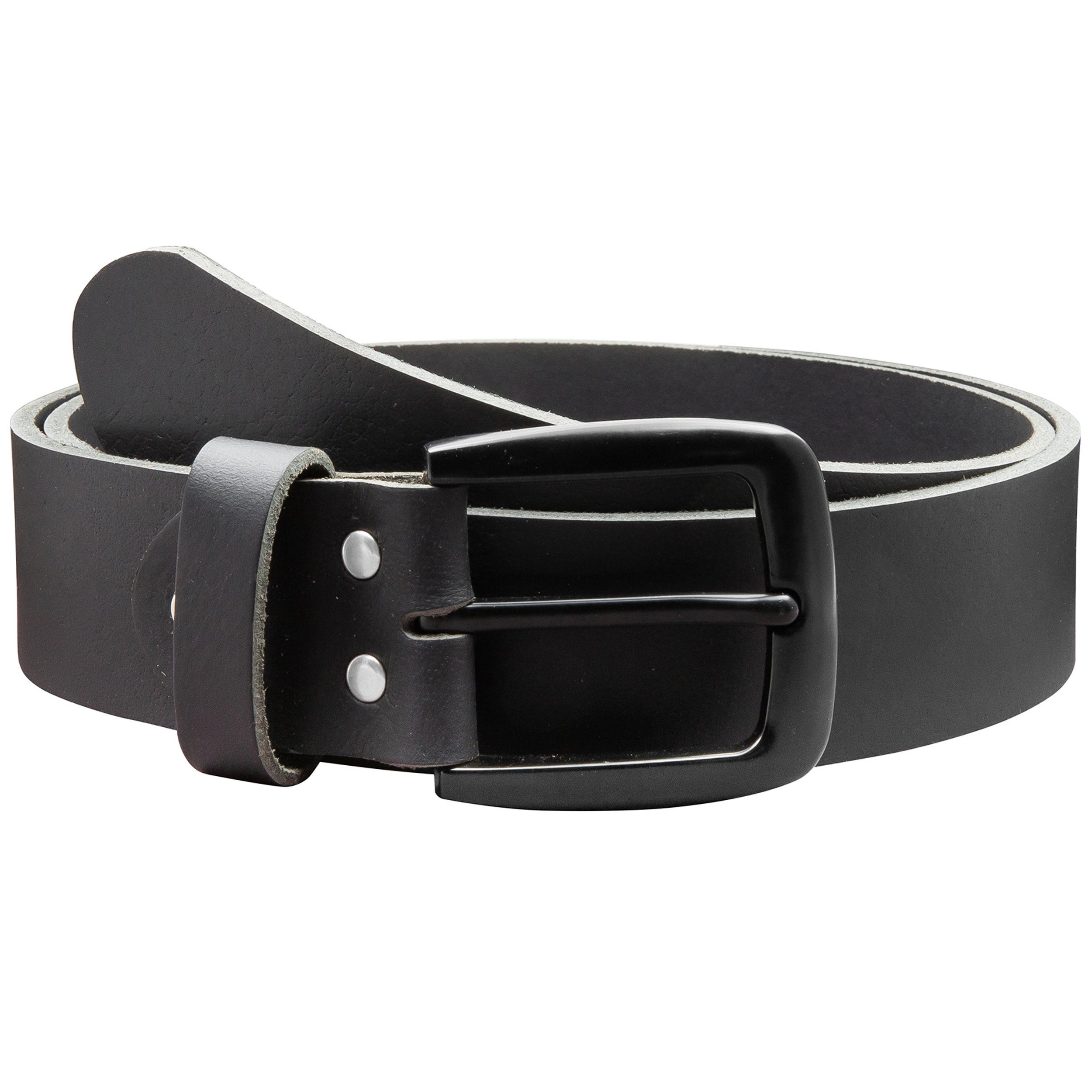 COLOGNEBELT Ledergürtel E23-VL-Schwarz echtes Leder günstig online kaufen