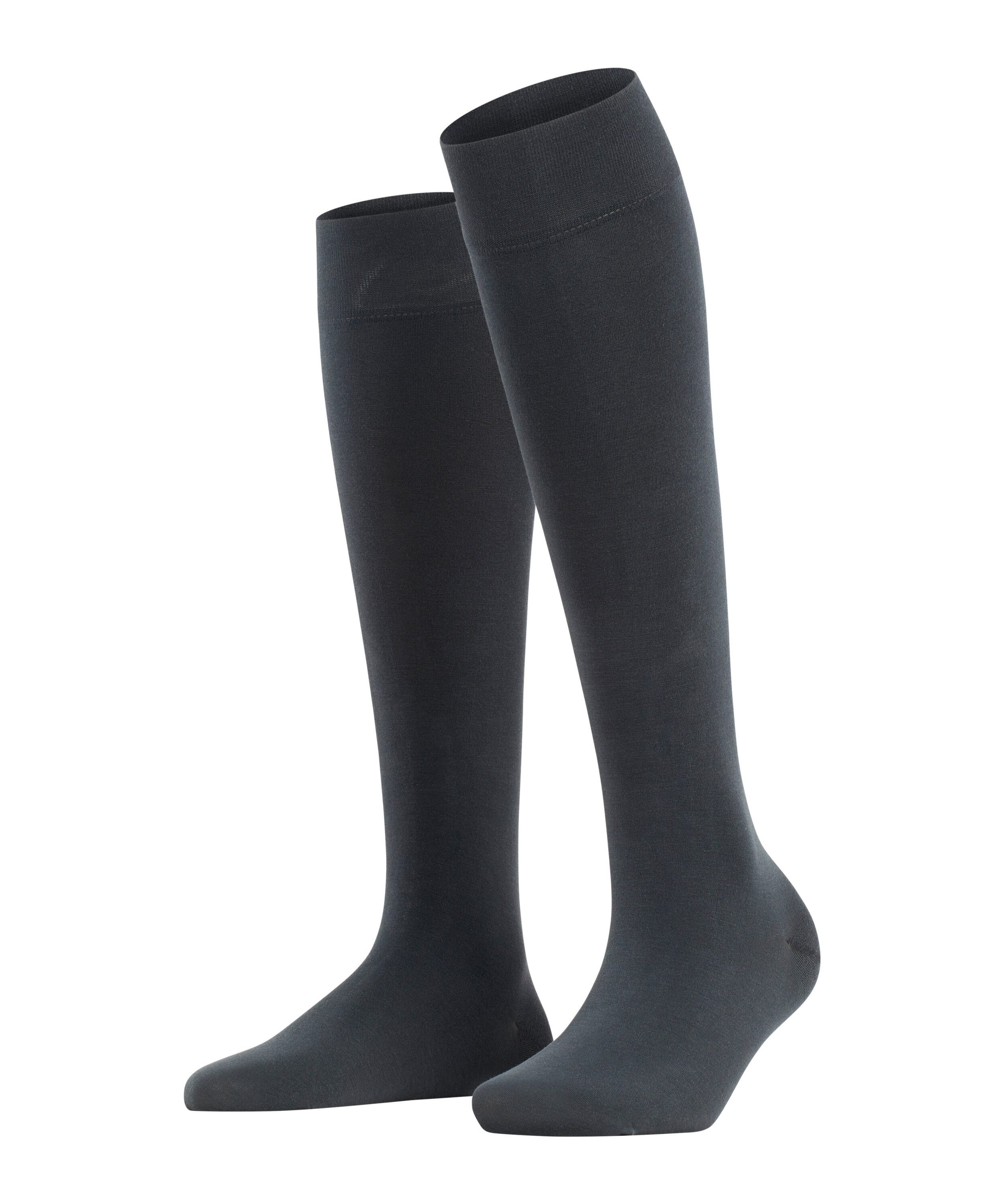 FALKE Kniestrümpfe FALKE Fine Softness Damen (1-Paar) seidig weiches und leichtes Tragegefühl
