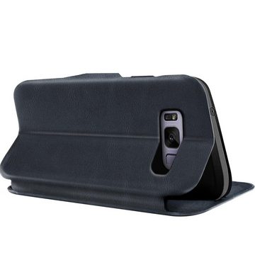 CoolGadget Handyhülle Business Premium Hülle für Samsung Galaxy S8 5,8 Zoll, Handy Tasche mit Kartenfach für Samsung S8 Schutzhülle
