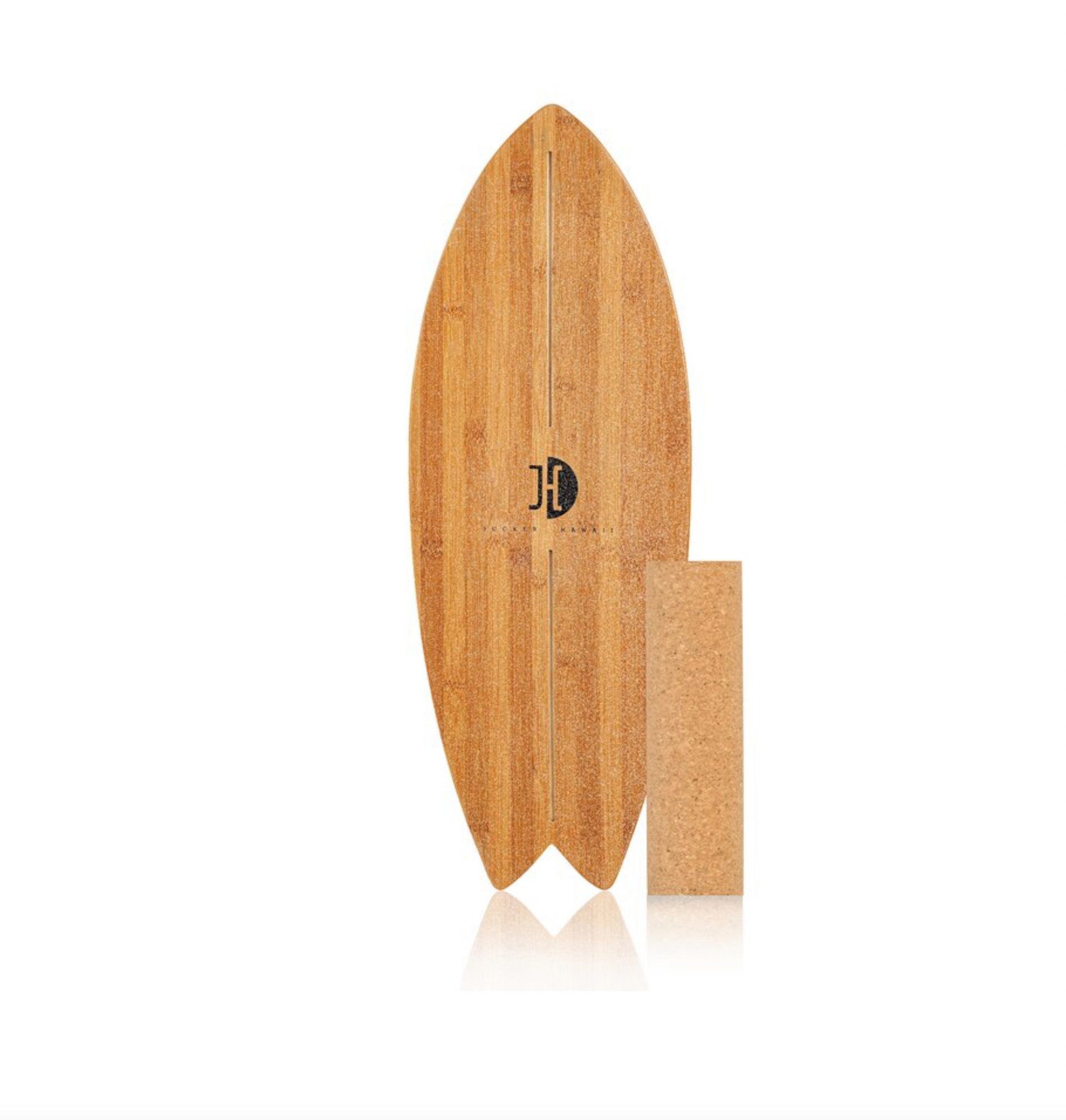 JUCKER HAWAII Balanceboard Jucker Hawaii Balanceboard Ocean Rocker Bamboo