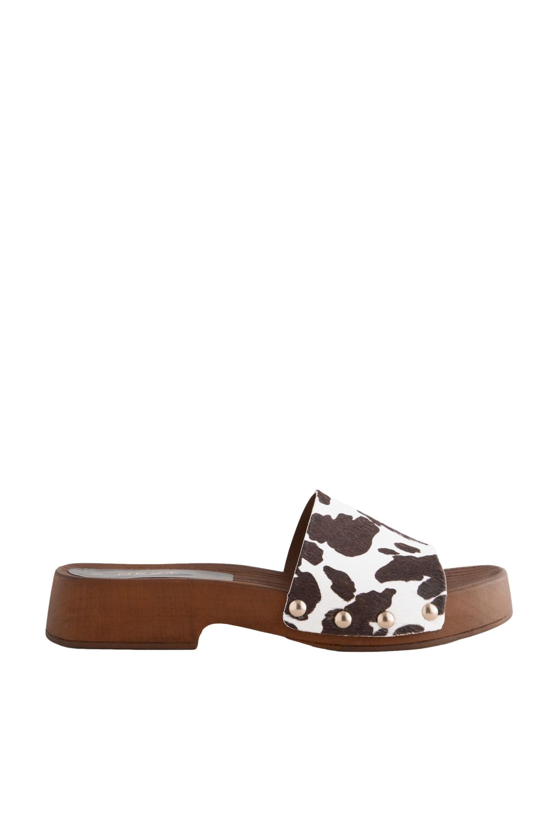 Next Zehenfreie Clog-Sandalen mit Nieten Clog günstig online kaufen
