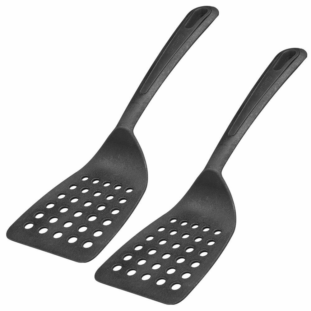 WESTMARK Pfannenwender 2 Stk., Hochhitzebeständig, Breite Auflagefläche, abgeflachte Kante