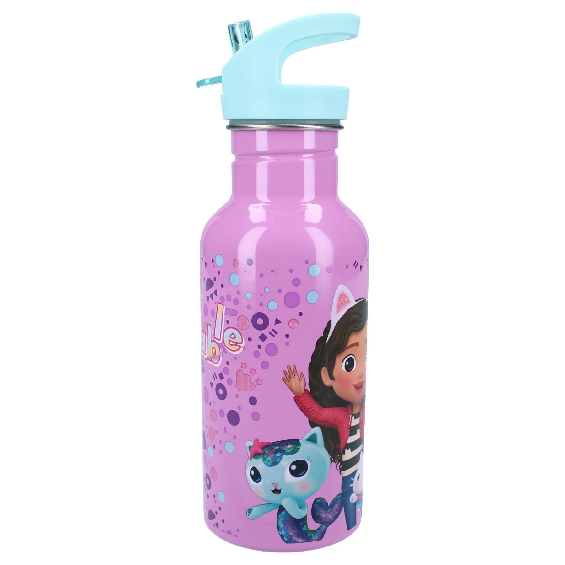 Gabby's Dollhouse Trinkflasche 500ml für Kinder ideal für Schule und Freizeit